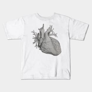 Pen and Ink and Anatomical Heart Illustration Kids T-Shirt